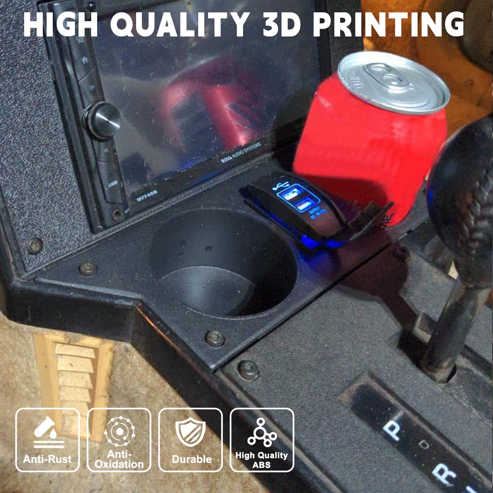 1/2 قطعة وحدة التحكم المركزية حامل الكأس المزدوج للجيل الثالث شيفروليه كامارو 1982-1992 كامارو اكسسوارات السيارات الداخلية #4