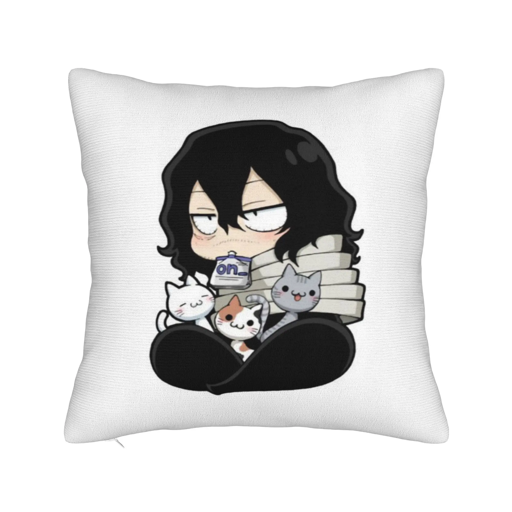 S-Shota A-Aizawa Pillow Cover  Retro Trendy Pillow Case For Living Room Bed Chair Comfy Pillowcases Gift