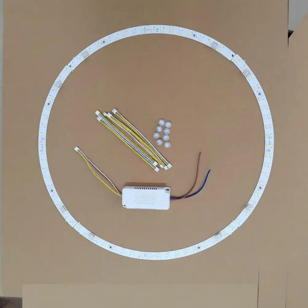 Ceiling Fan Light LED Module Arc Replacement Strip Optical Lens Design Dimmable High Lumen Lighting Parts For Home Decor