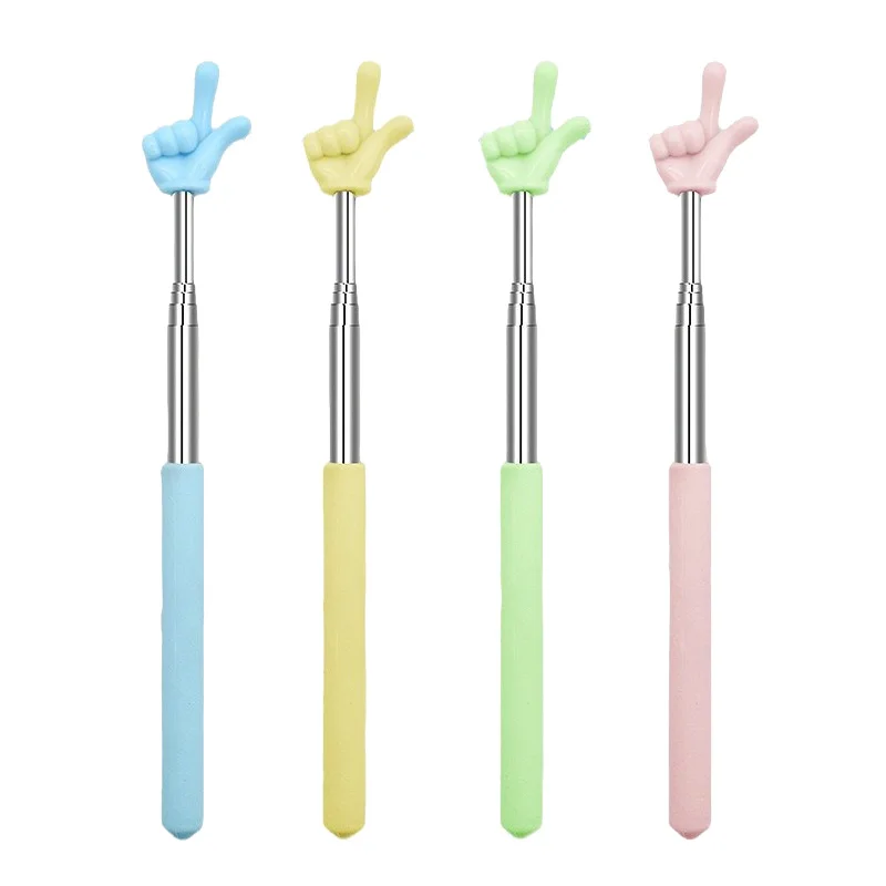 1 قطعة شكل الاصبع مؤشر صغير عصا 21 ~ 68 سنتيمتر قابل للسحب مكتب واللوازم التعليمية أدوات التدريس مؤشر الطالب TMZ