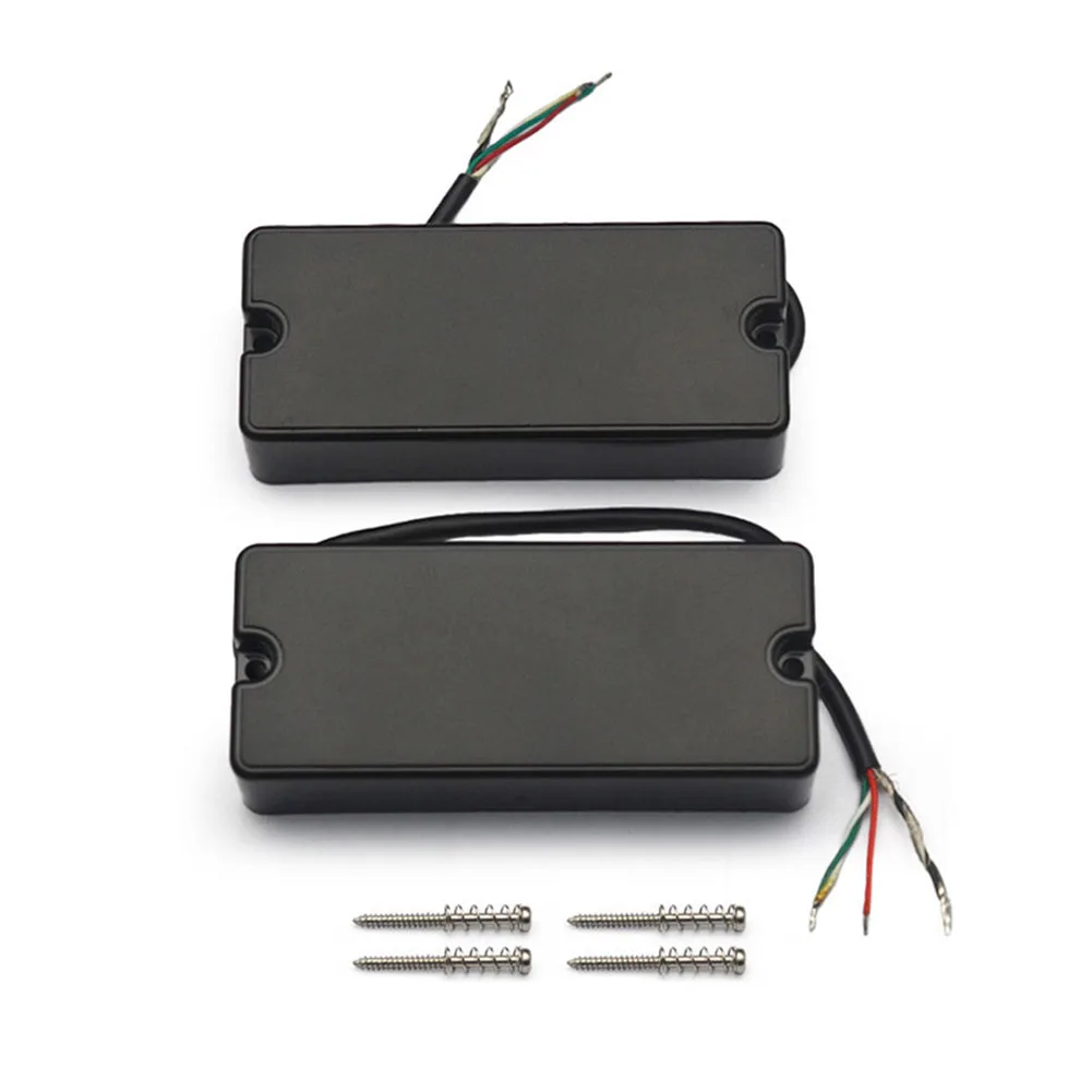 Experience Enhanced Dynamics and Definition with 1set of 4 String Electric Bass Guitar Pickups Bridge and Neck