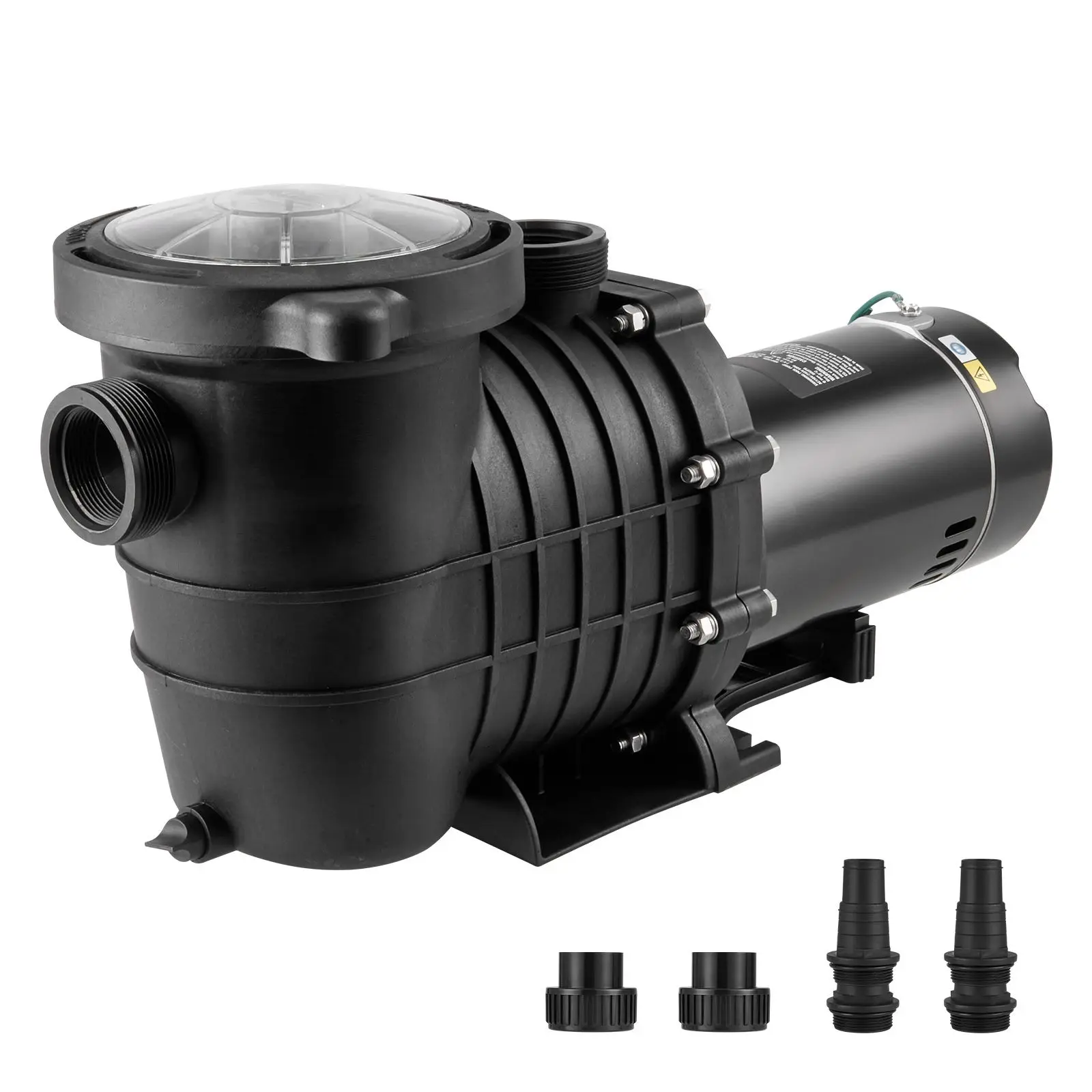 Above Ground Pool Pump, 1.5 HP, 100 GPM Single Speed Swimming Pool Pump, 110V/240V 3450 RPM 50.9 ft Max Head Pool Pump with Filt