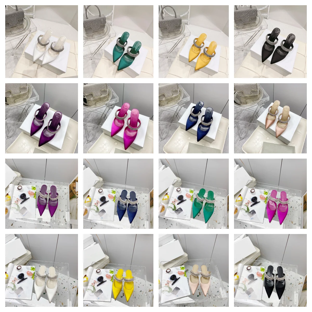 

New Baotou sandals for women's summer outdoor wear, fashionable slim heel fairy style pointed high heels