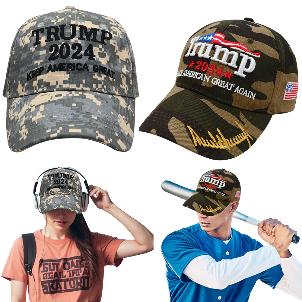 2024 Donald Trump Merchandise MAGA American Trucker Hat Make America Great Again Slogan USA Flag KAG 45-47 Baseball Cap Outdoor