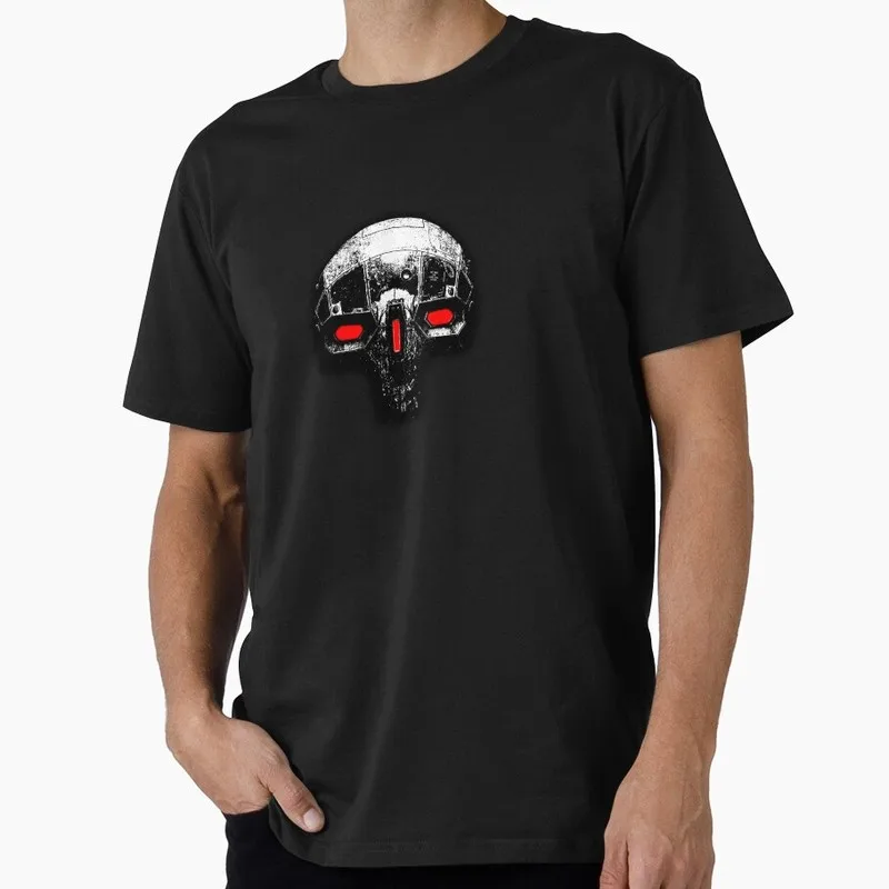 Atlas Head Battletech Mechwarrior MWO Mech Combat Gift T-Shirt for RPG Gamer Short sleeve Graphic Clothes All Size Tops