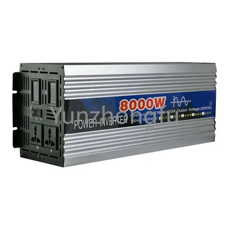 

8kw 8000W Pure Sine Wave Inverter 5000W 6000W 5kw 6kw DC 12V 24V 48V 60V To AC 220V Solar Wind Turbine Hybrid Converter