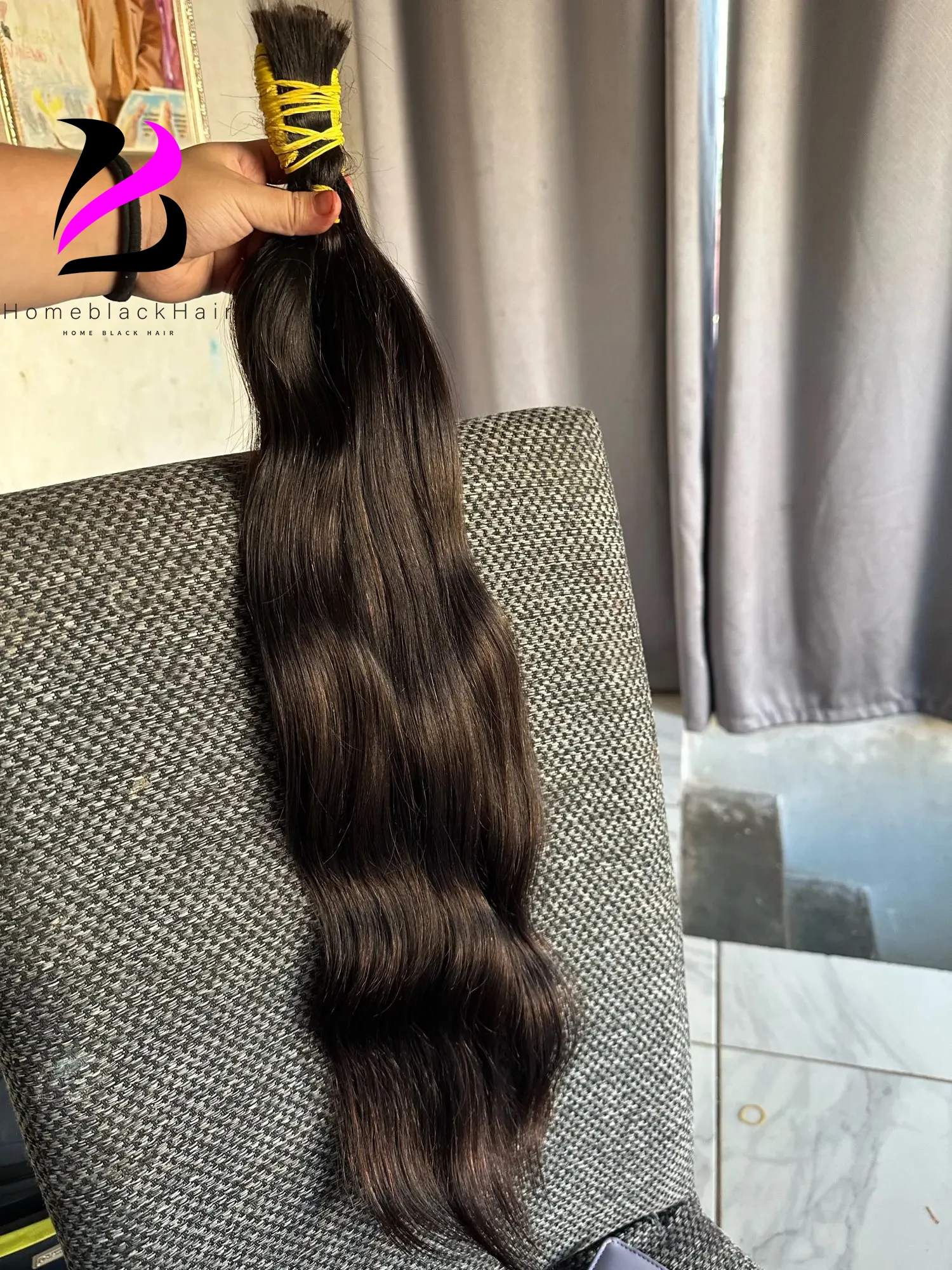 Deep 100% Human 18-30inches Bulk 10A Bulk Curly For Hair