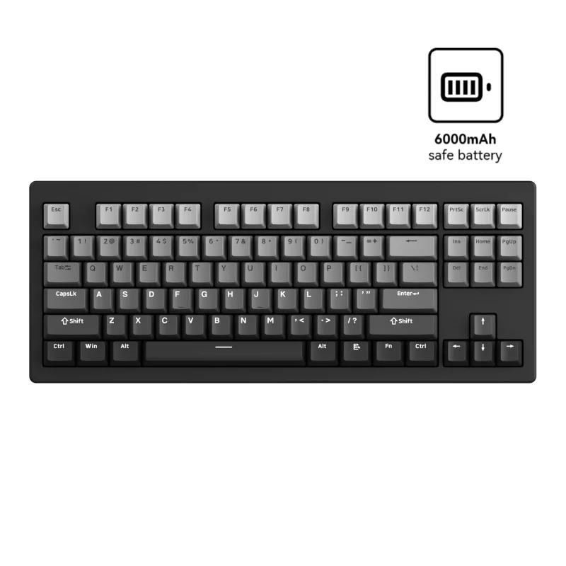 Imagem -03 - Akko-monsgeek M3w v3 Teclado Mecânico Teclado para Jogos sem Fio Montagem de Junta Hot Swap Rgb 2.4g Usb bt 5.0 Tri-mode 87 Chaves kl 2.4g