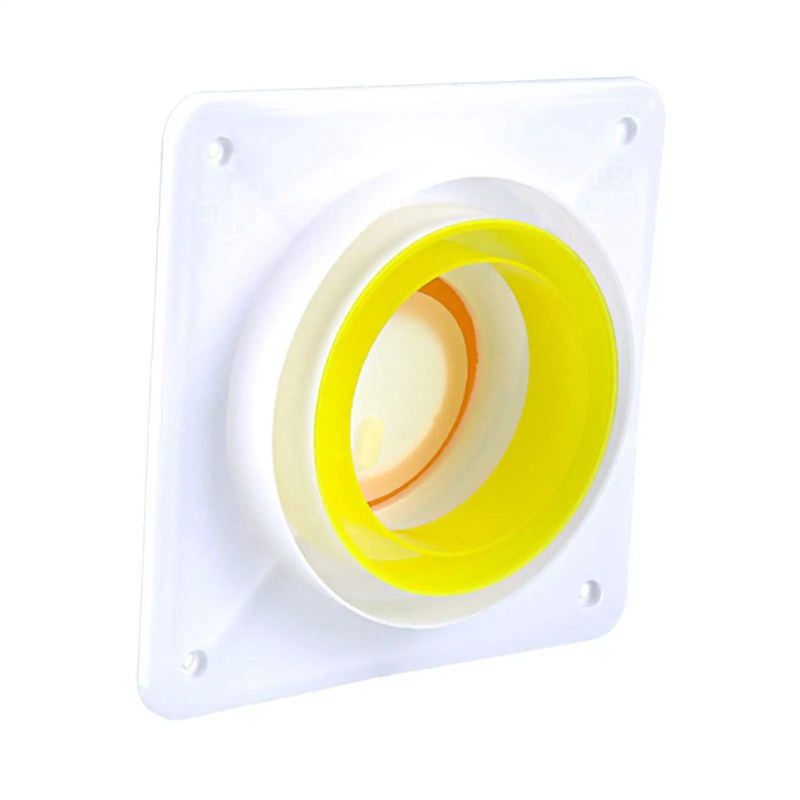 Duct Adaptor Wall Shutter Odor Resistant with Flange Duct Draft Blockers Flue Check Valve for Kitchen Exhaust Fans Range Hoods