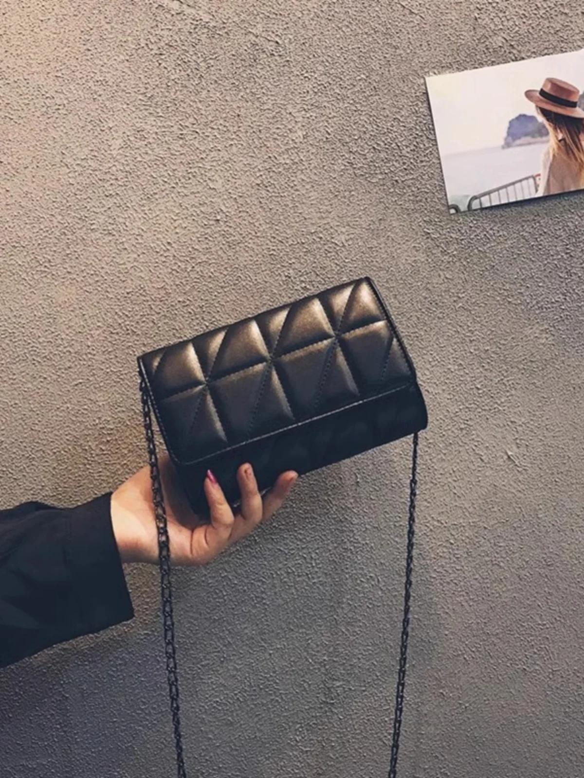 

Летняя сумка через плечо с цепочкой Fre, универсальная квадратная сумка на одно плечо, модная модная магнитная сумка из искусственной кожи