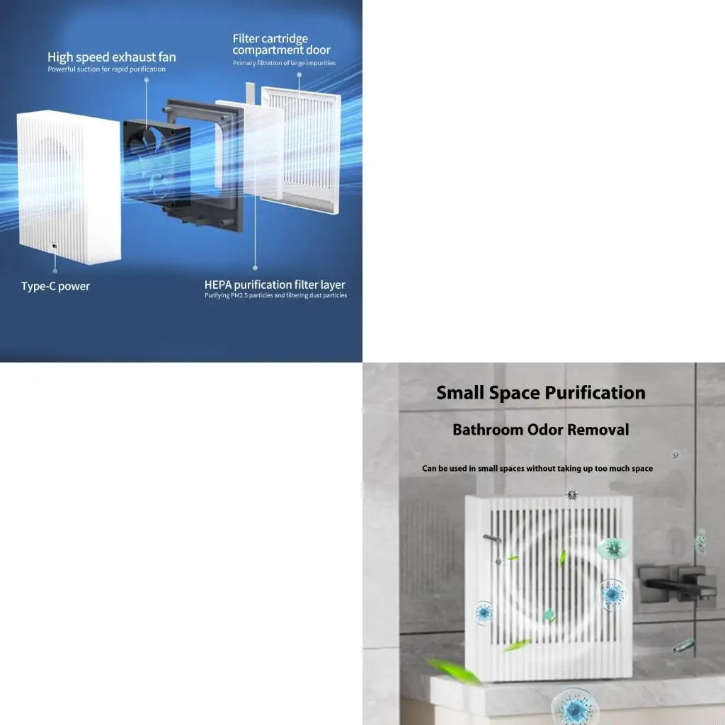 

USB-машина для очистки воздуха, портативные системы фильтров, воздухоочиститель для небольших помещений, спальни, офиса, тихая