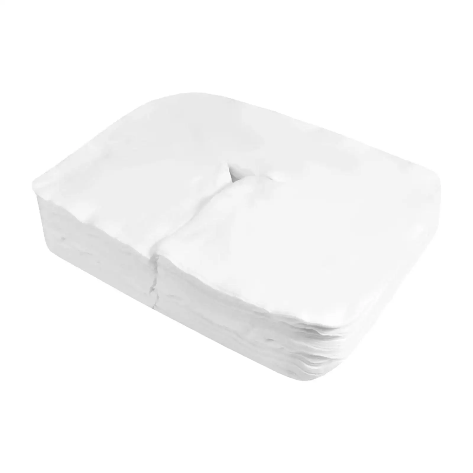 Massage Table Face Cradle Covers Disposable Nonwoven Soft Headrest Sheets for Spa Salon and Beauty Beds