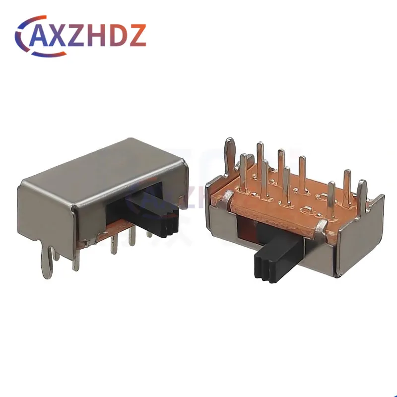 20PCS 2P3T SK-23D07 8Pin Handle High 3mm 4mm 5mm 3Position DP3T Miniature Slide Switch Side Adjustment SK23D07 VG3 VG4 VG5