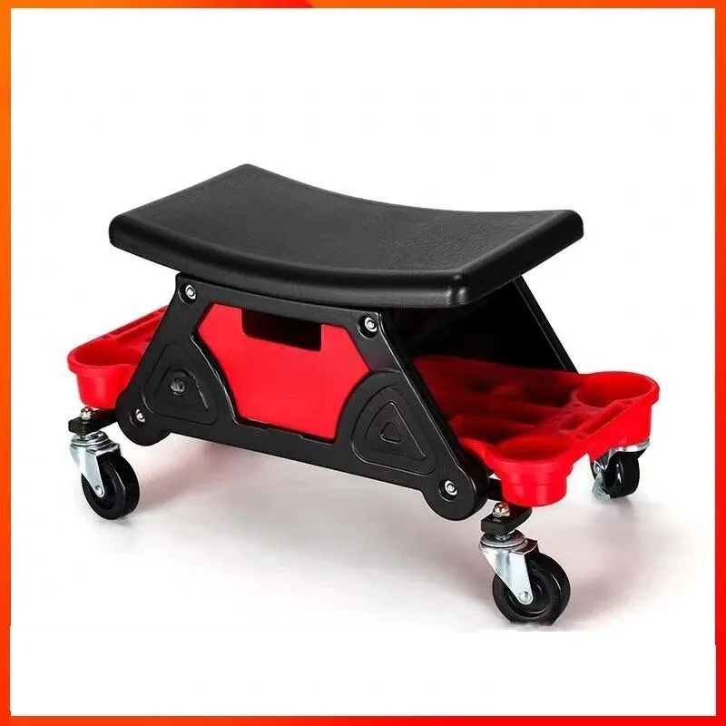 1PC Car Multi-Function Chair Mechanic For Wax Polishing Projects Car Creeper Stool Chair Mobile Creeper Seat Car Wash Supplies