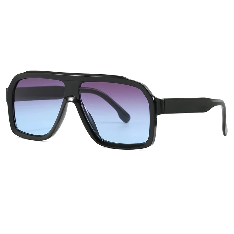 Wandern 1/6 stücke Übergroßen Quadratischen Anti Licht Gläser Frauen Männer Dicken Rahmen Marke Brillen Weibliche Mode Chic Polygon Schwarz Shades