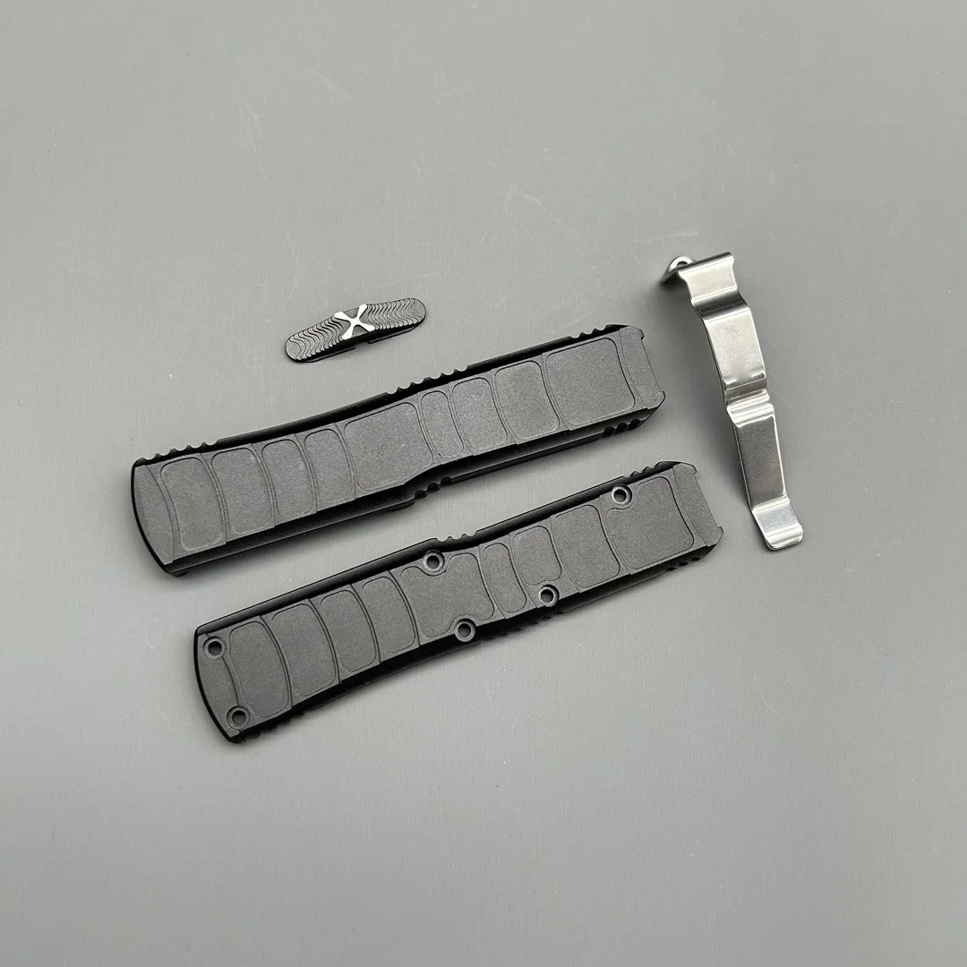 سكين الألومنيوم للطيران باستخدام الحاسب الآلي ، معدات تكتيكية ، البقاء على قيد الحياة ، في الهواء الطلق ، التخييم ، الدفاع ، جيب ، أدوات EDC ، OTF ، MiT ، UTX 85 ، أجزاء سكين #2