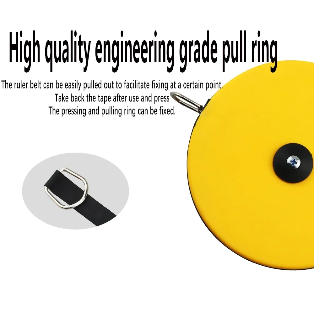 1 قطعة أدوات قياس 20 متر مسطرة قياس أشرطة القياس شريط قياس طويل من الألياف الزجاجية