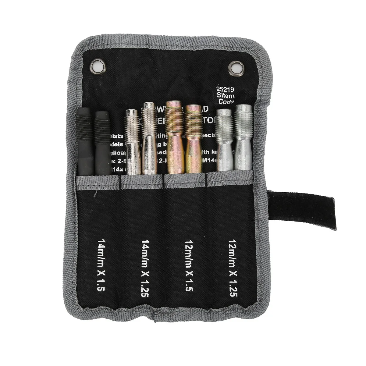 

8PC Automotive Wheel Stud Positioning Pin Steel Alloy Fixed Positioning Tool Suitable For Most 8PCS M14x1.5/1.25 M12x1.5/1.25