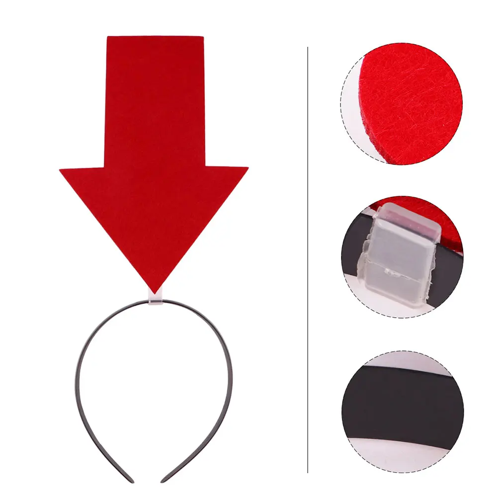 

Arrow Headband Costume Headbands Inflatable Arrowhead Hair Hoop Cloth Work for Dress up