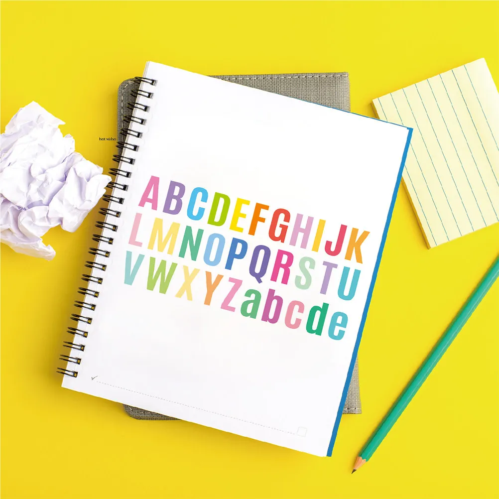 

10 листов цветных наклеек с алфавитом и цифрами для поделок, скрапбукинга, чехлов для телефонов, бутылок для воды, подарочных коробок, конвертов, виниловые наклейки