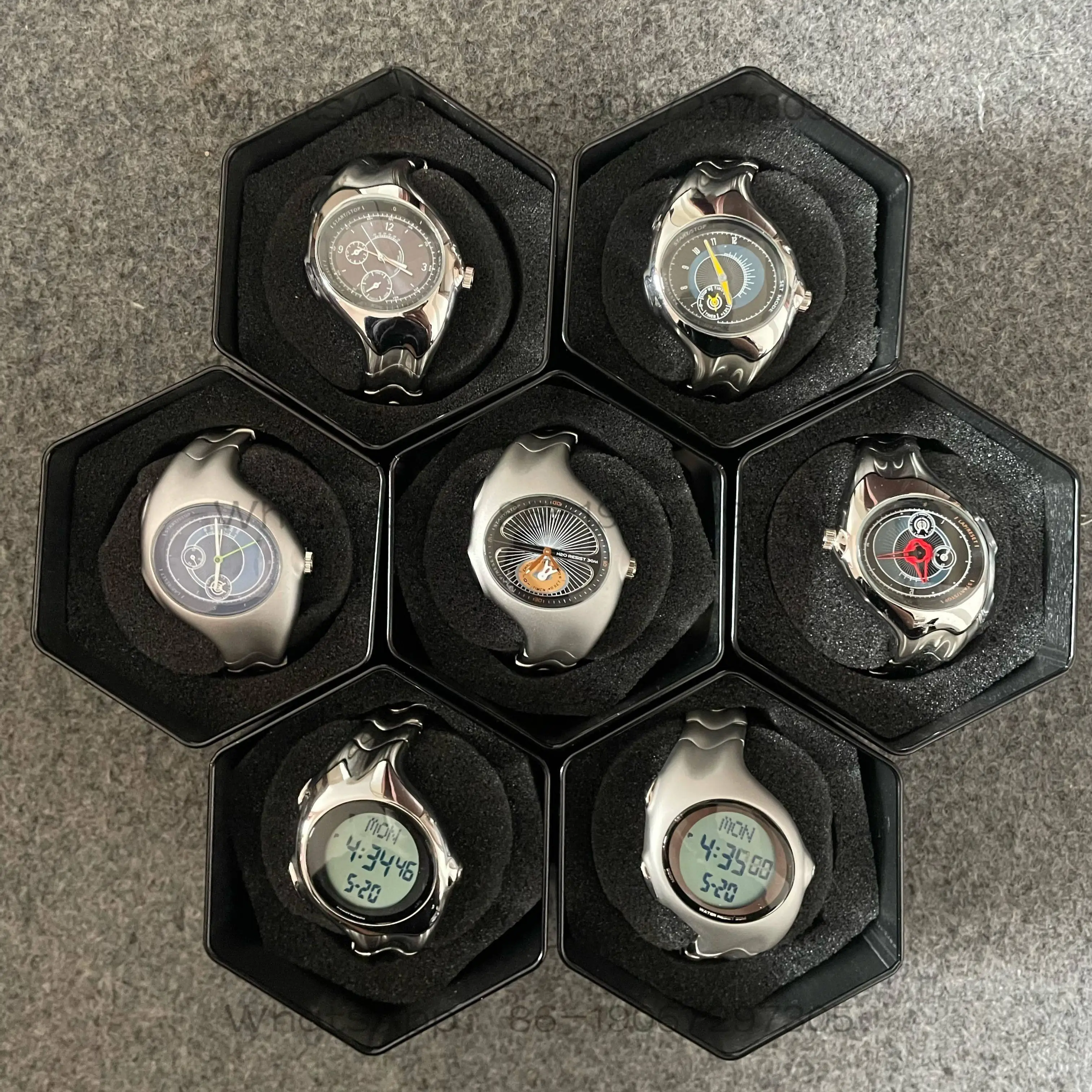 5SSS Plaything special-shaped twist original CH non-mechanical watch y2k fashion trend retro watch premium ins niche sports