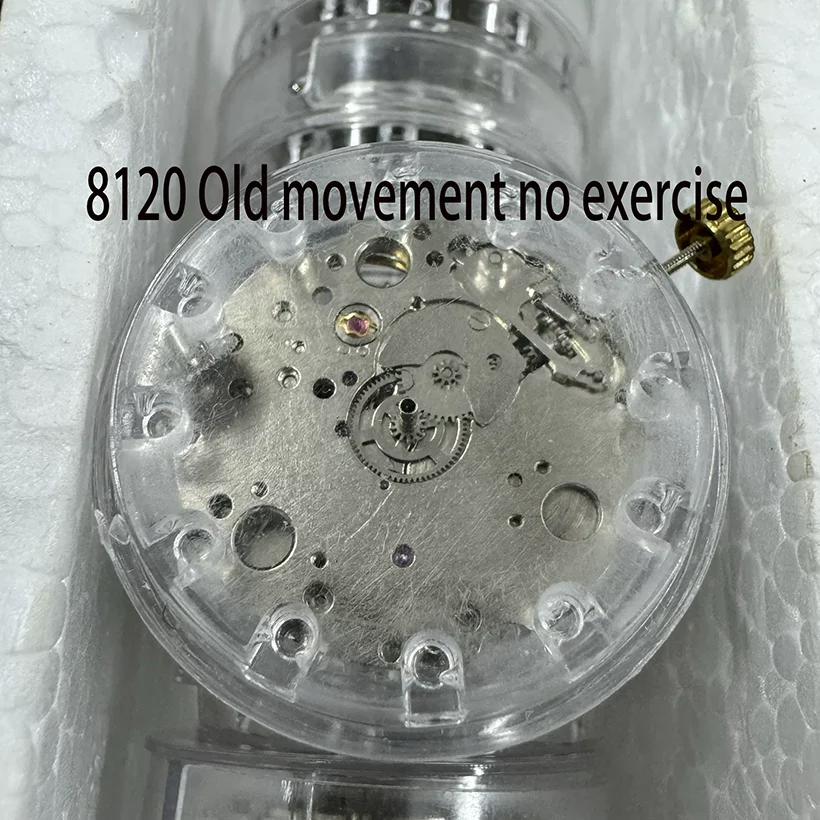 إكسسوارات الساعة المصنوعة في الصين، آلة مكسورة الحركة DIY 8120، أجزاء التفكيك، الحركة البخارية القديمة بدون تمرين #2