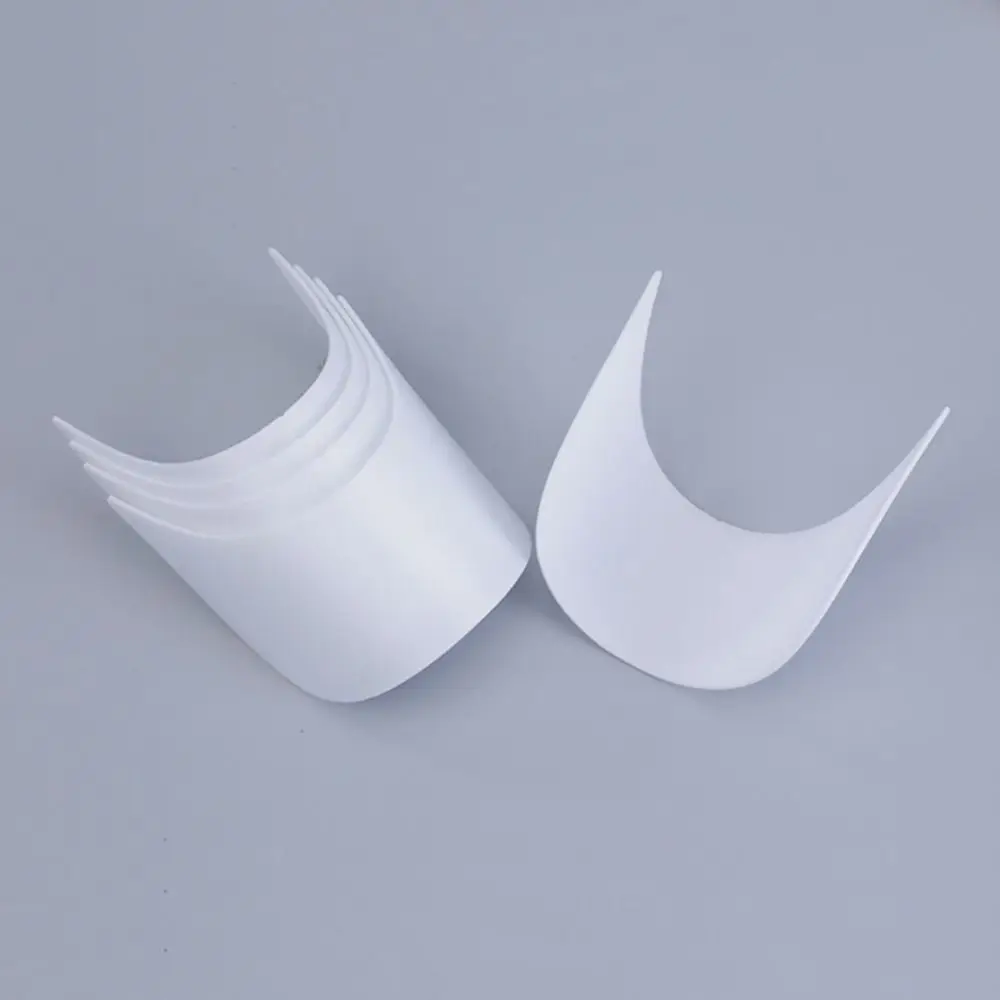 20Pcs DIY Baseball Cap Brim Peaked Plastic Easy Insert Hat Brim Inserts Practical Removable Hat Visor Shaper Inserts view 4