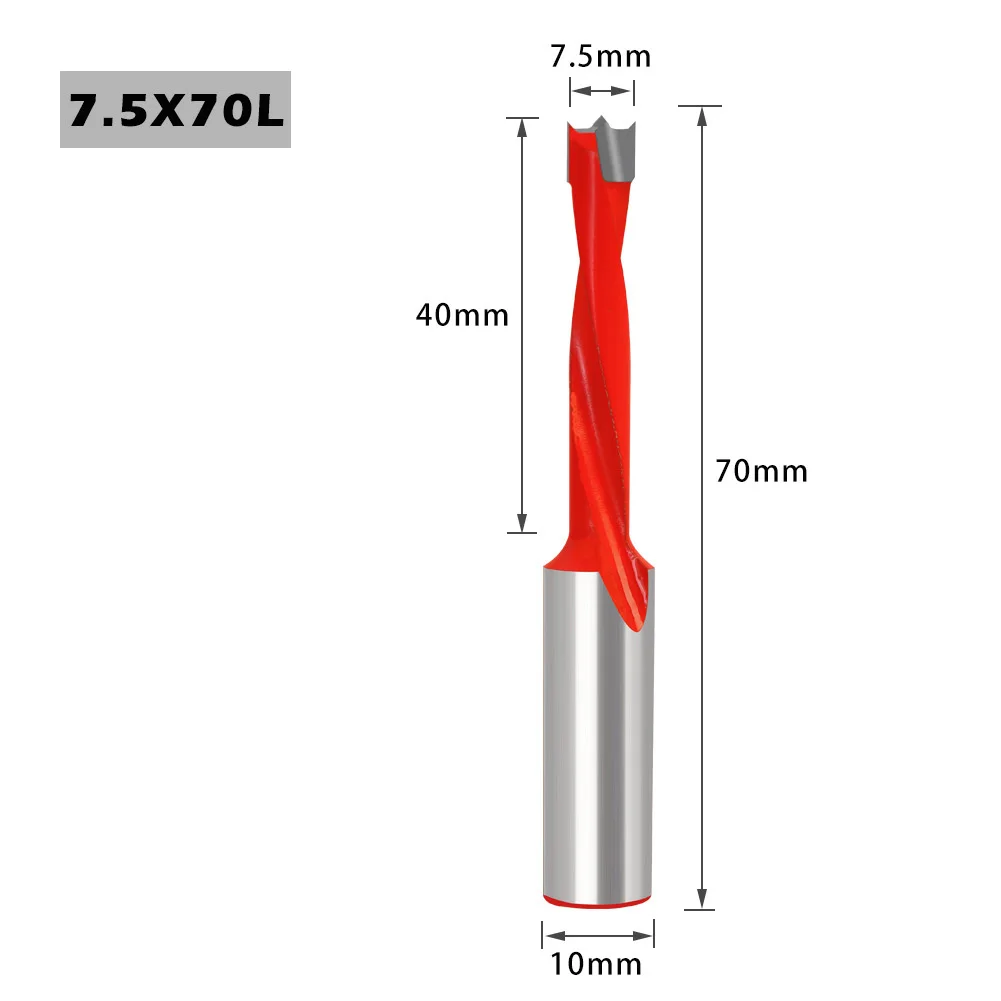 1PC 3-15mm Woodworking Drill Bits Solid Wood Board Hole Opener Smooth Cutting Row Drill Bit For Wood Carving Machine