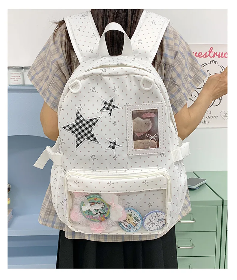 Kawaii Starry Harajuku Ita College Backpack - Limited Edition
