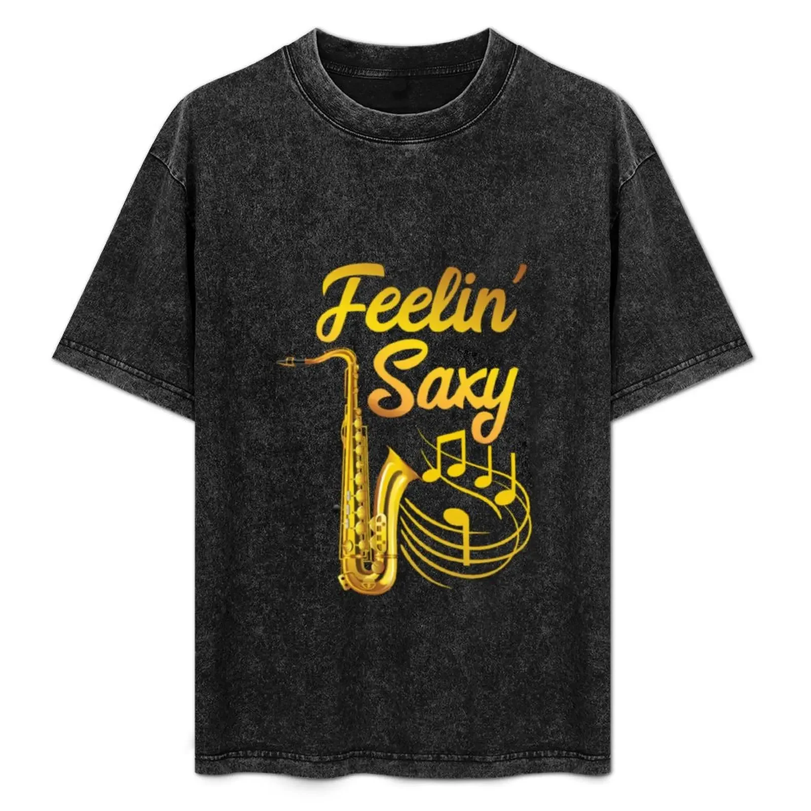 

Saxophone Feeling Saxy Band Music T-Shirt Creative Graphic Tee Shirt