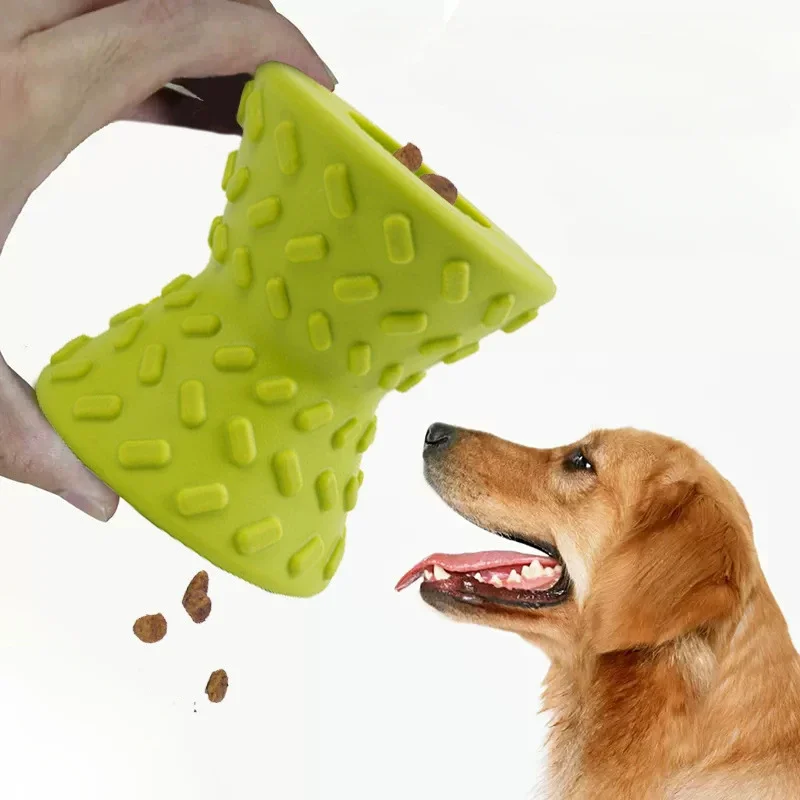 Dog Feeding Puzzle Toy Bone Reducing Boredom Bite Resistant Dogs Interactive Treat Dispensing Toy Chewing Toy Puppy