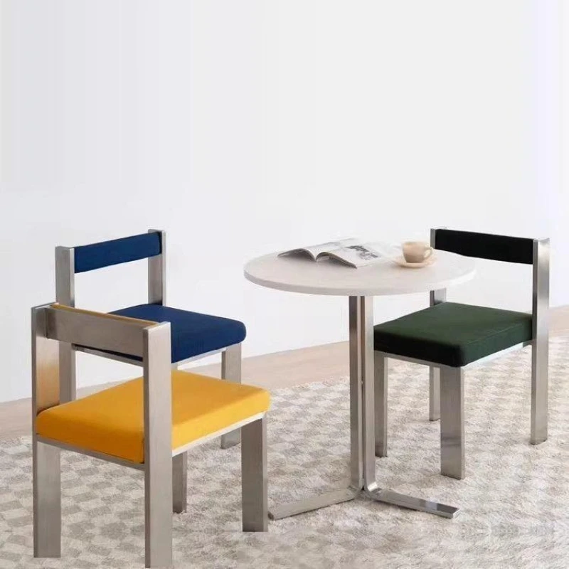 Nordic retro dining chair home simple back  designer creative chair Internet celebrity leisure light luxury makeup