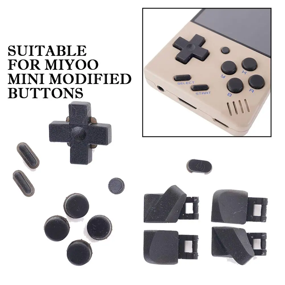 For Miyoo Mini Plus Better Buttons Kit Professional Shoulder Game Accessories Modification Modified Buttons Diy Back R3b7