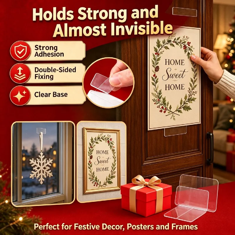 240/120pcs Reusable Double Sided Adhesive Tape Multifunctional Waterproof Transparent Pvc Nano Tapes Office Home Supply