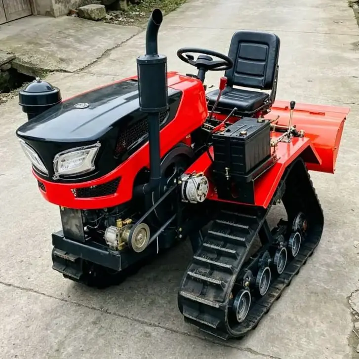 

Customized Hot-selling crawler tractor, high-power micro tiller, high-efficiency cultivator, new farm rotary tiller
