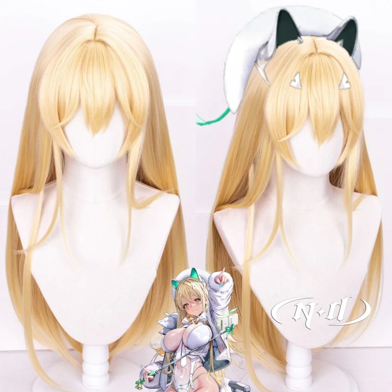 Pelucas de Cosplay ND Rupee Winter Shopper Nikke diosa de la victoria Cosplay pelucas de pelo largo rubio para juego Comic Con Coser sintético