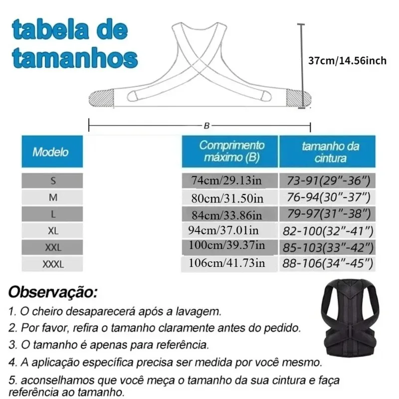 Back Support Strap | Adjustable Upper Back Posture Strap with Shoulder Strap and Lumbar Pad Invisible Spinal Device - Ergonomic image 6