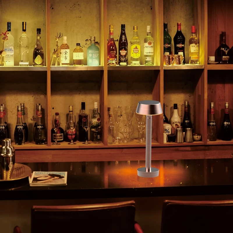 Portable  Wifi Smart Desk Lamp App Control Night Light Living Room Rechargeable Wireless Desk Lamp