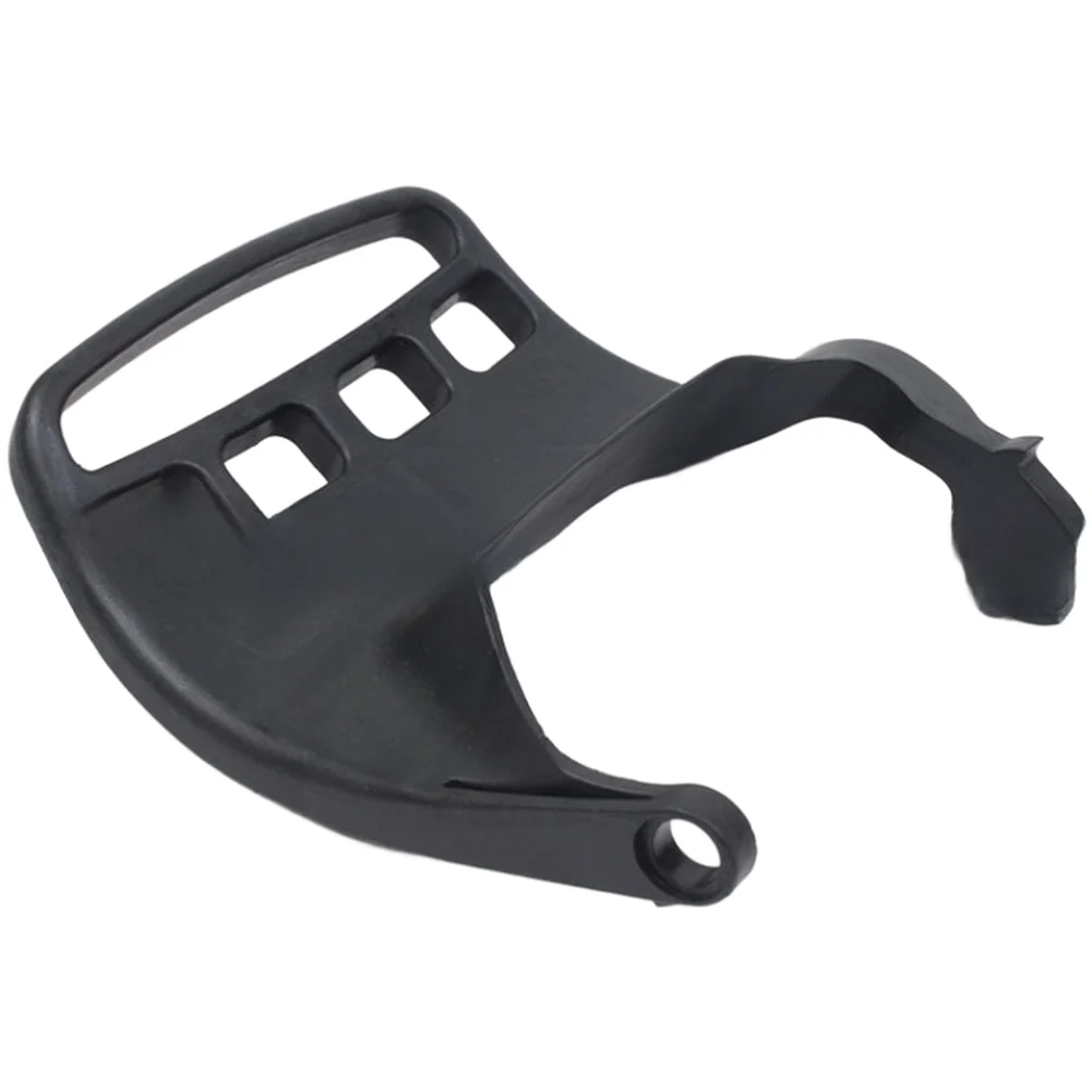 Chain Saw Guard Safety Brake Baffle For Professional Logging High-strength Plastic Black Finish Tool-free Installation