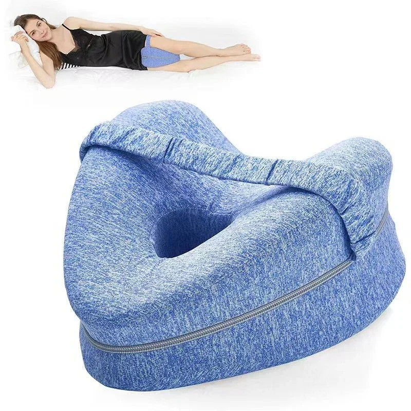 Memory Cotton Leg Pillow Ergonomic Leg Support Pillow Relieve Hip Pain Sciatica Leg Alignment Pillow Hip Relief Washable