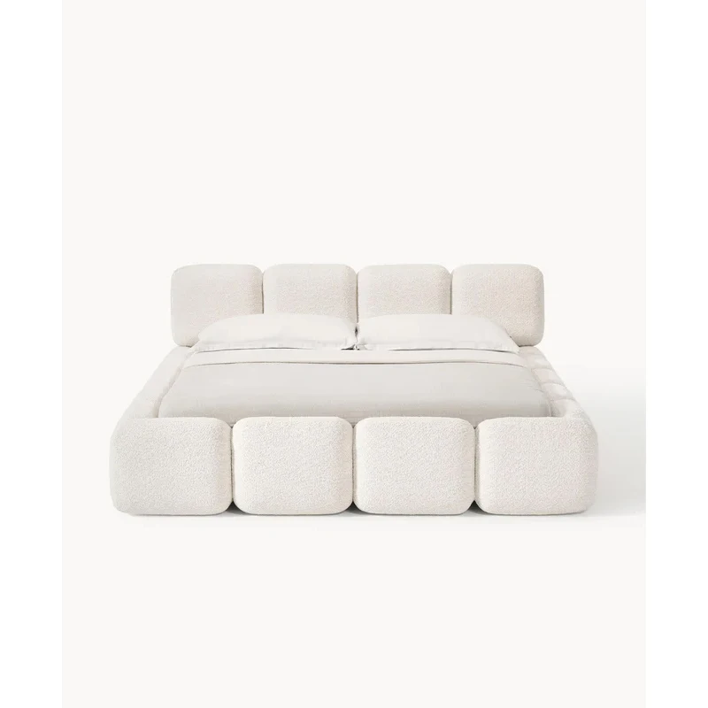 # Italian Style king Size Bed Frame Twin Size Kid Bed Bedroom Up-holstered Beds Bedding with Storage for Hotel