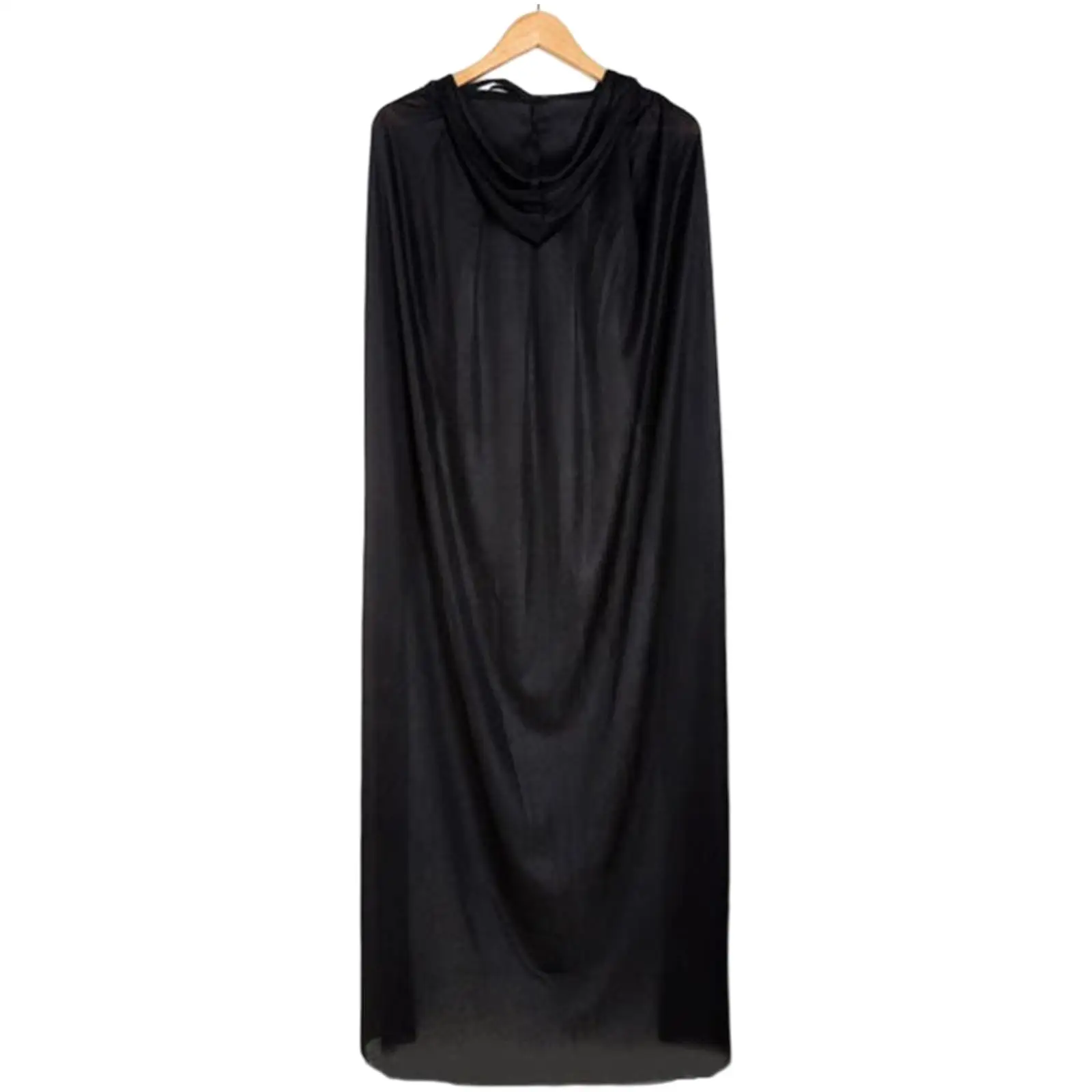 Capa Gótica de Halloween 4x, Capa de Diablo, Tela de Mago, Túnica de 150 cm, Disfraz de Bruja, para Adultos, Hombres, Cosplay, Mujeres