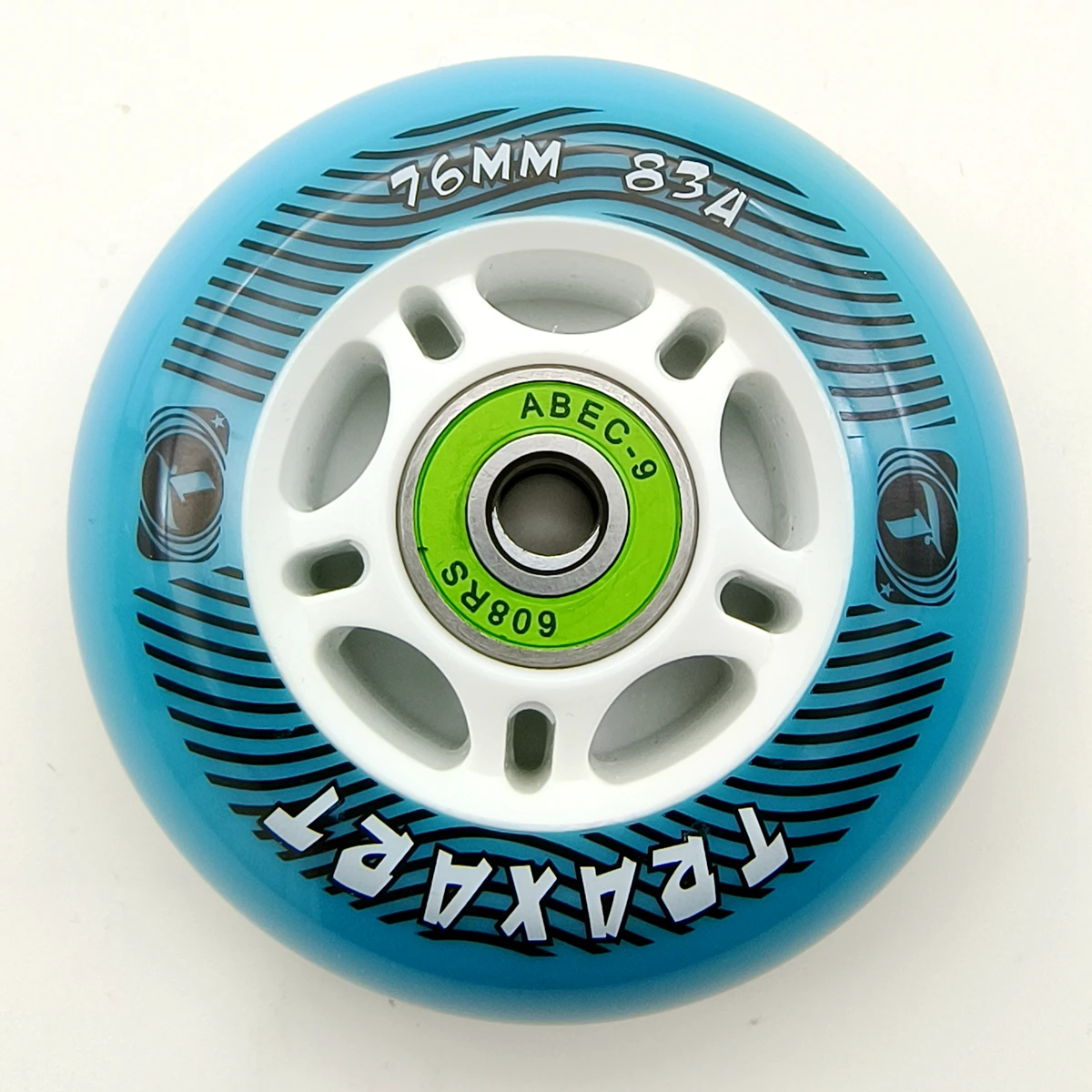 roller wheel inline skate wheel 76mm 83a blue wheel 8wheels/lot