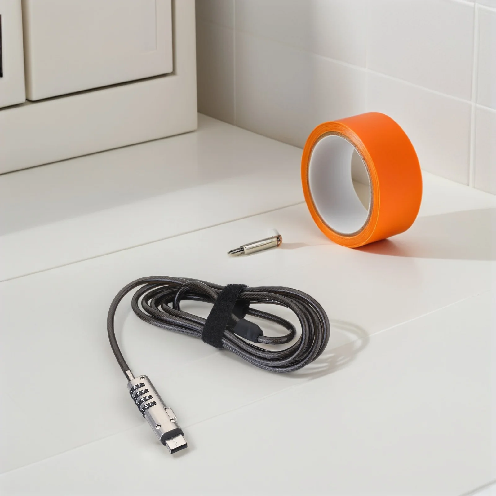 

360 Degree Rotating Usb Interface Lock For Laptop Notebook Computer Security Lock With Sponge Patch Anti Scratch