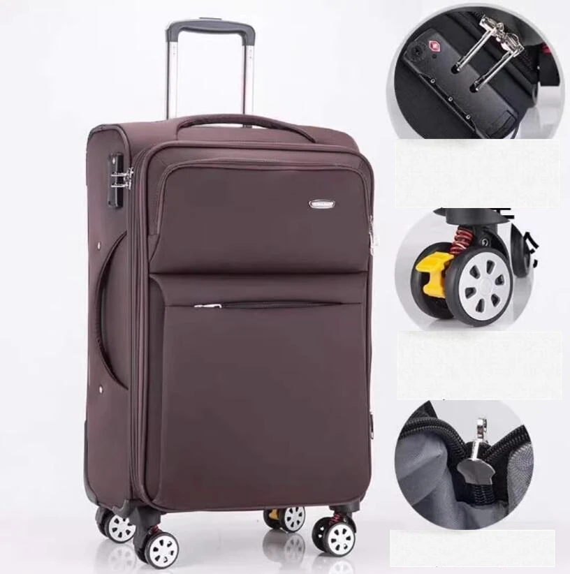 28 Inch Oxford Softside Spinner Luggage Suitcase 26 Inch Oxford Travel Luggage Suitcase 24 Inch Men Business Travel Trolley Bag