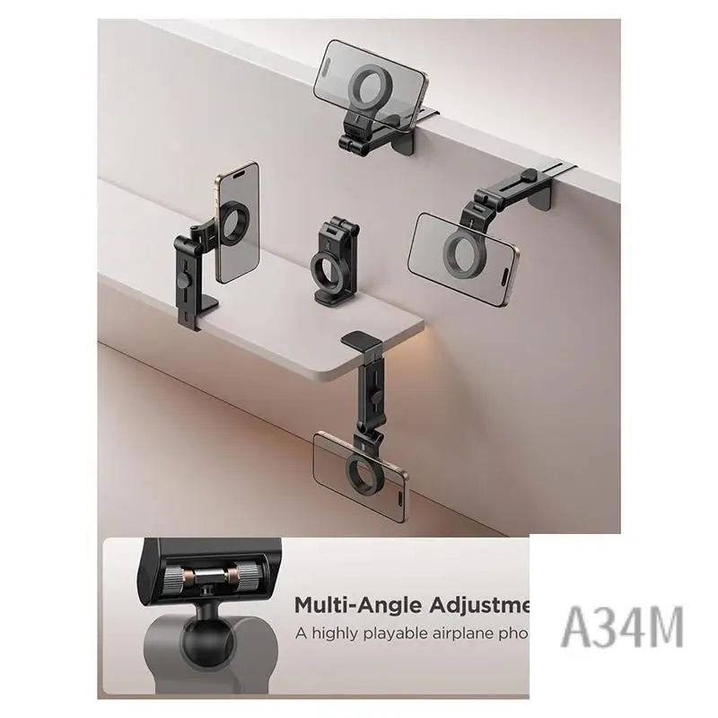 

A34M-JOYROOM Magsafe Держатель для телефона в самолете, крепление для телефона в самолете, крепление для телефона в самолете для Iphone 15 Pro Max 14 13 Series