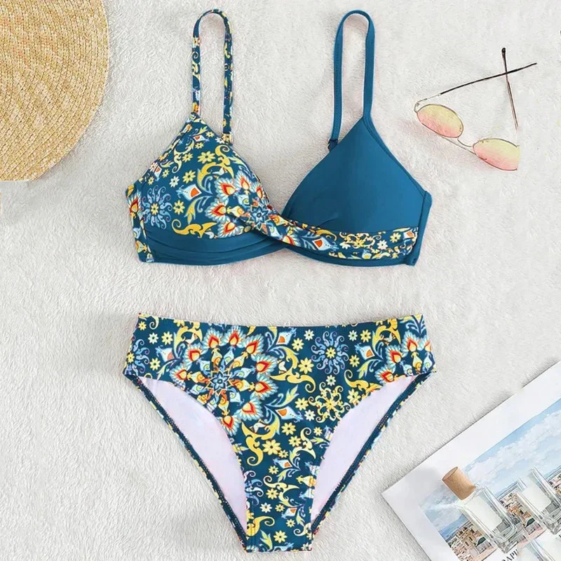 Summer 2025 Sexy Bikinis Swimsuits Women Swimwear Push Up Female Beach Swim Wear Bathing Suits Brazilian Bikini Set Pool Bather