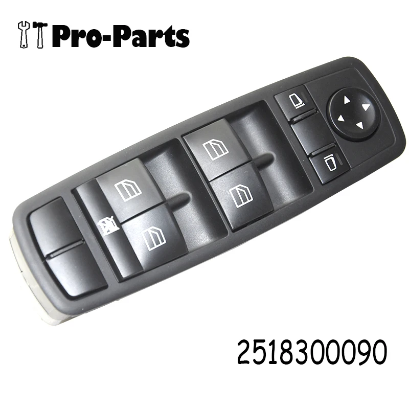 2518300090 2518200110 A2518300090 New Front Left Door Window Mirror Master Switch For Mercedes W164 ML GL R Class