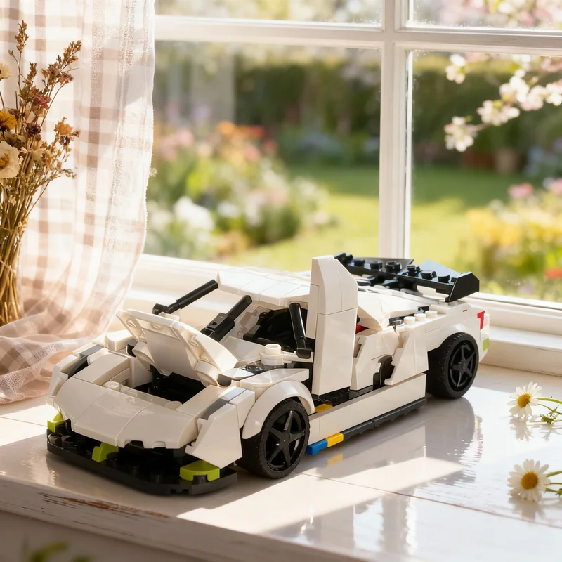 

321pcs MOC Koenigsegg Jesko City Champions Model Building Blocks Toy Gift Creative Display Collectible Desk Premium Adult Kids