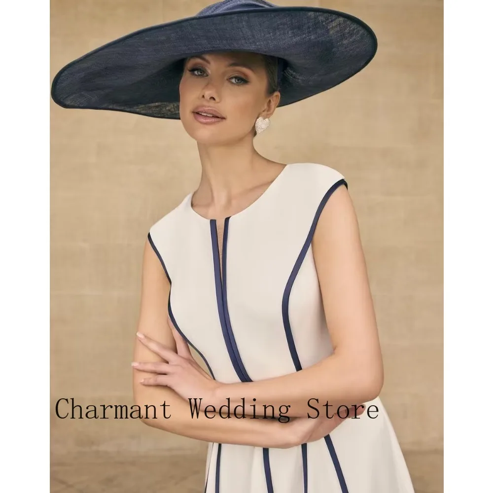 Customized Elegant Mother Gowns O-Neck A--line Mother of the Bride Dresses 2026 Floor- Length Mother Suit for Party Dress image 3